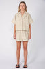 engrave jacket / camel