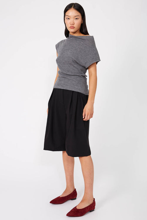 aim ballet flat / sangria