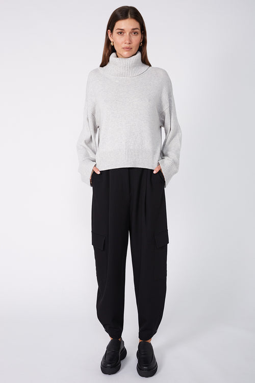 ambient sweater / silver marle