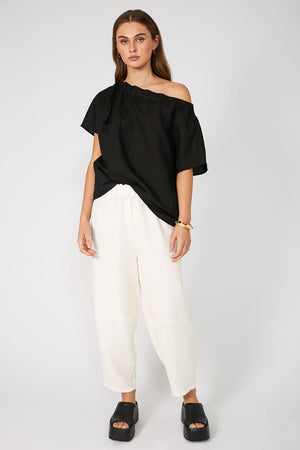 ahead pant / parchment