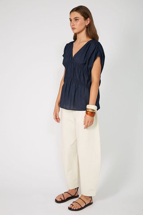 connection tee / french ink