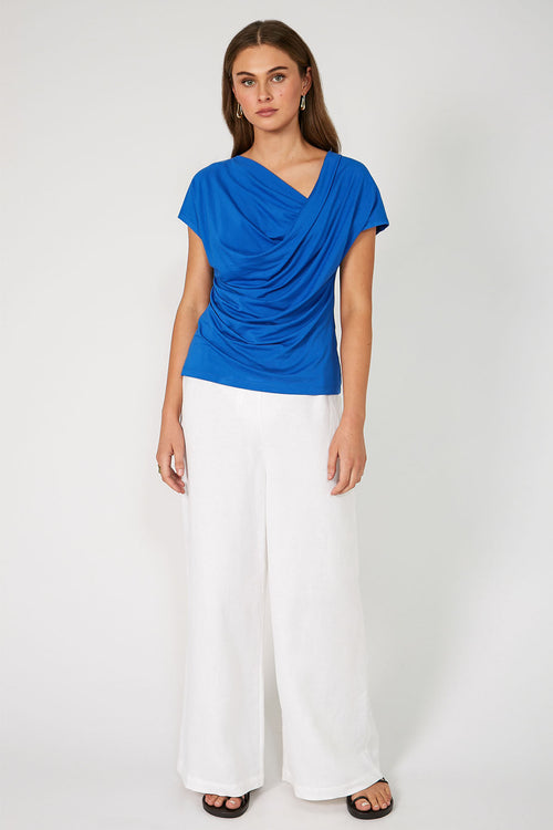 torrent tee / cobalt blue
