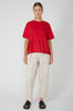 headstart tee / deep red