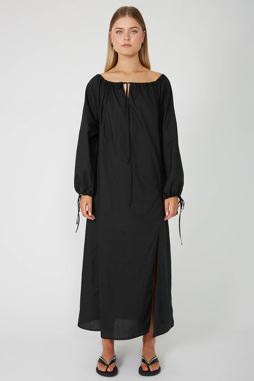 limit maxi dress / black