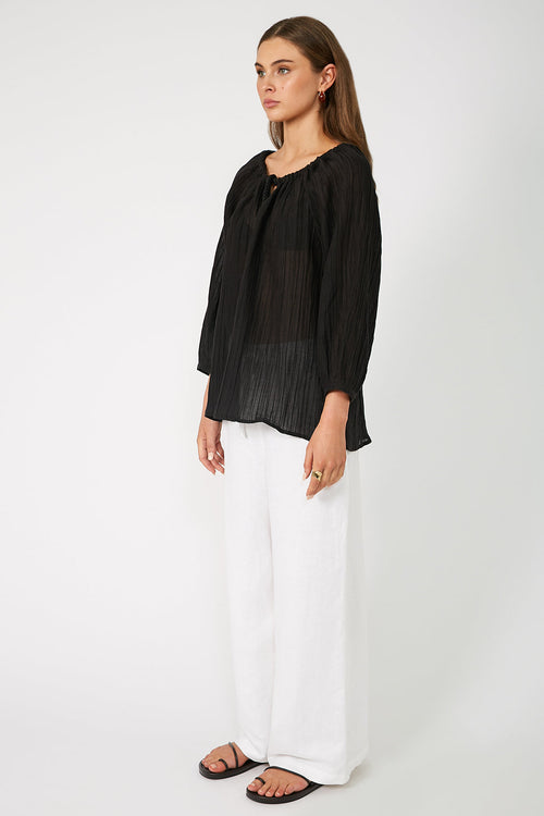amplified top / black