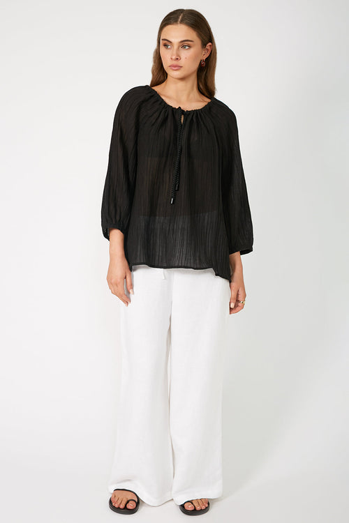 amplified top / black