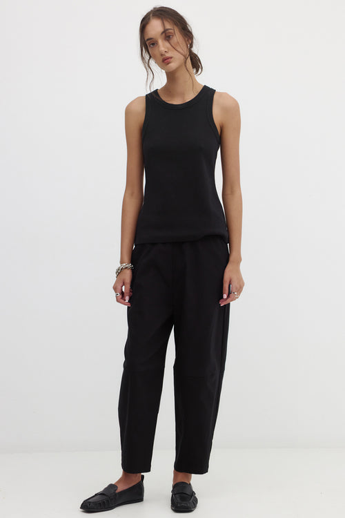 ahead pant / black