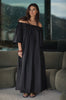 extended dress / black