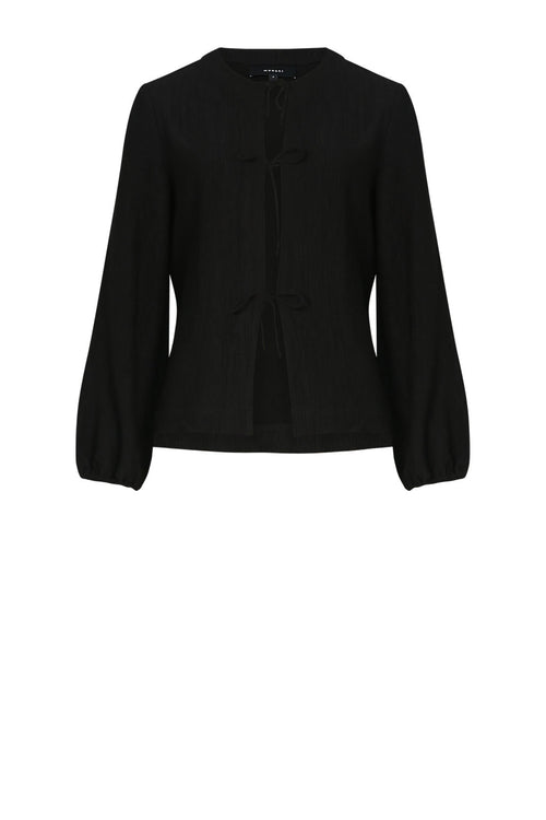 obey top / black plisse
