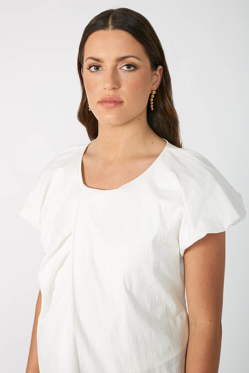 beaded earring / gold