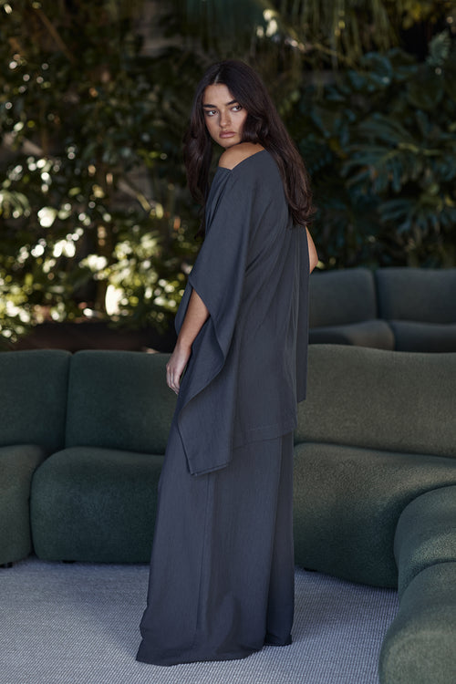 intention tunic / steel grey