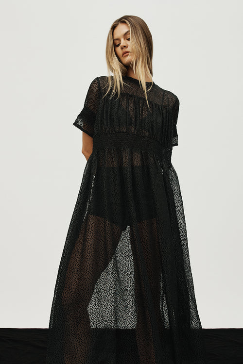 minute dress / black spot