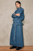 exact skirt / vintage blue stonewash