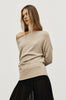 form sweater / natural marle