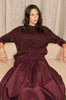 incite sweater / plum marle