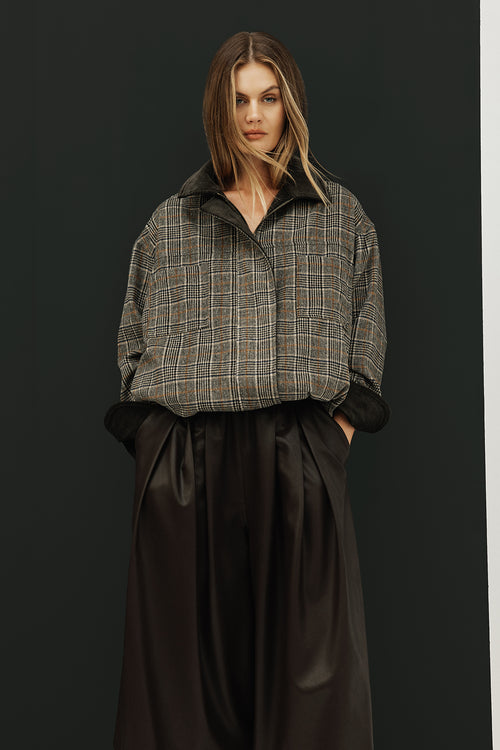 concealment bomber / natural| chocolate| tan
