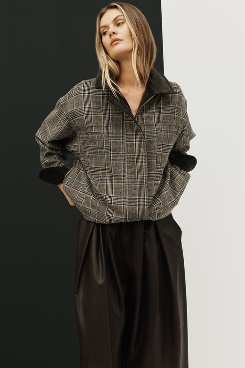 concealment bomber / natural| chocolate| tan