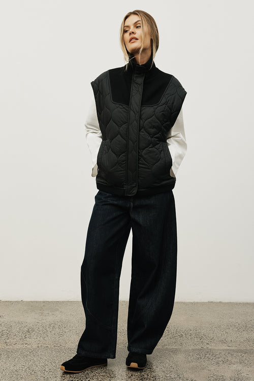 summit jean / raw indigo blue