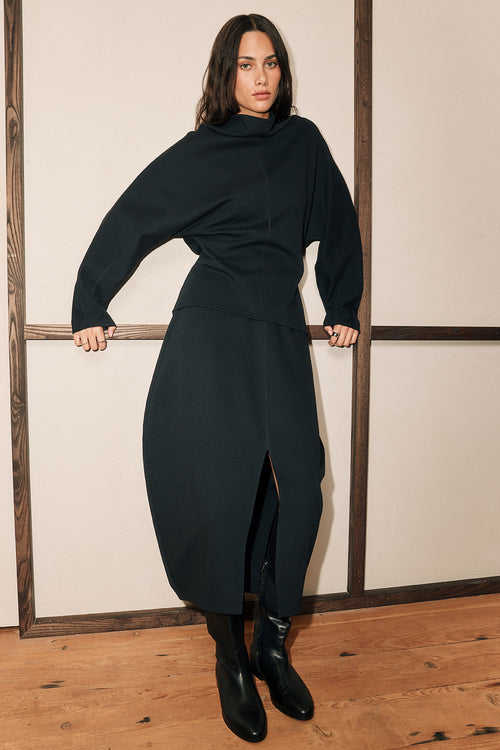 retreat skirt / black