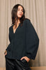 logical cardi / dark charcoal marle