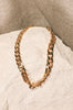 chunky chain necklace / gold