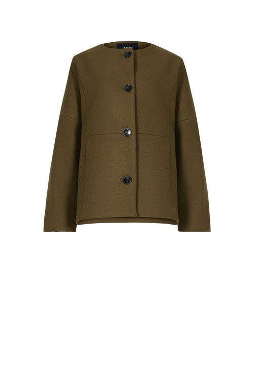 cres coat / olive marle