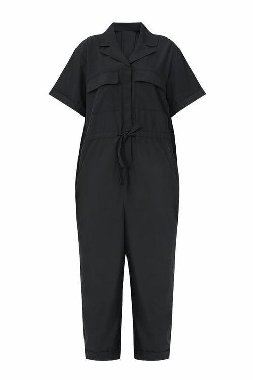 eider jumpsuit / black