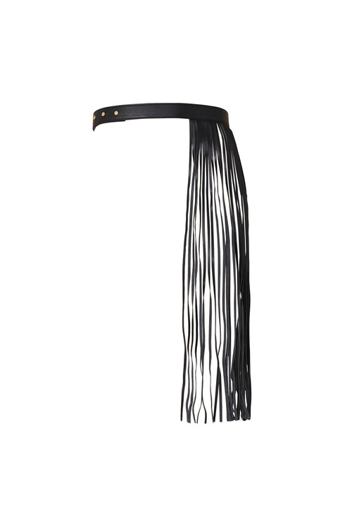 fringe belt / black