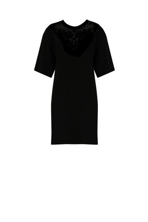 repose tee dress / black