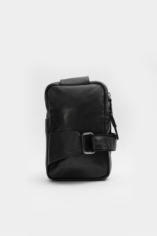 web mini bag / black|silver