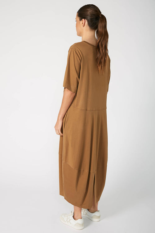 spin dress / pecan brown