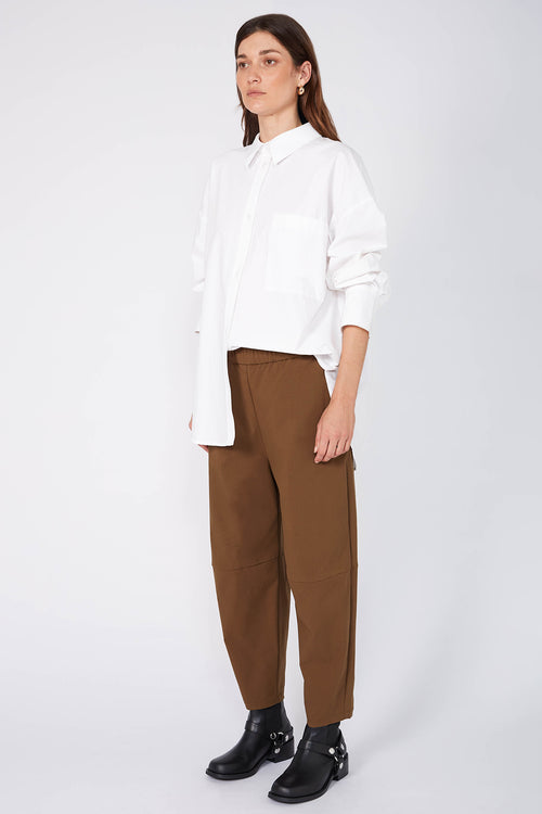 ahead pant / burnt toffee