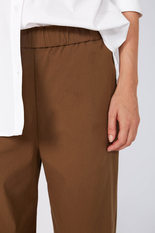 ahead pant / burnt toffee