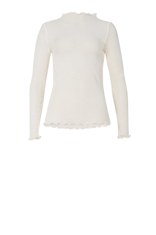 funnel pleat skin / ivory