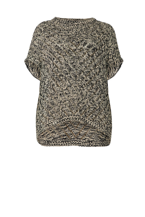 sphere sweater / black|natural