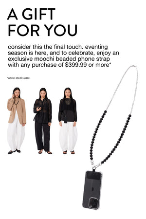 phone lanyard / black|gold