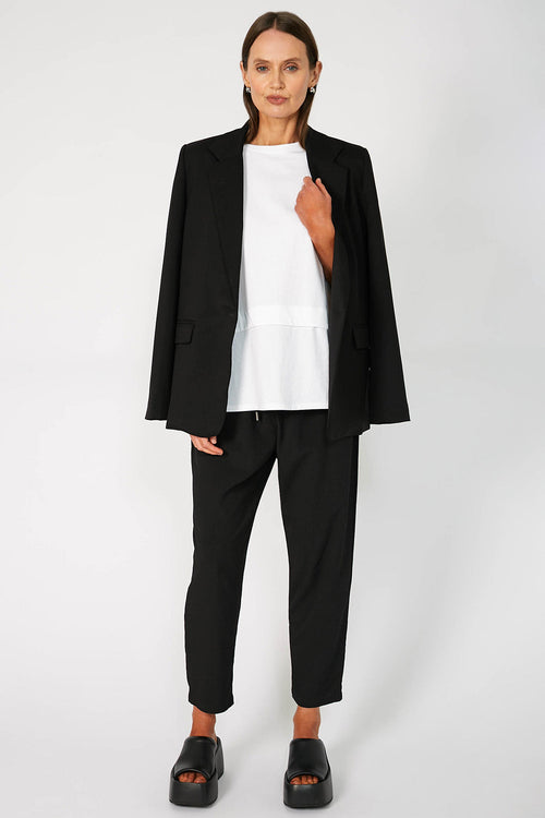 overturn tee / white