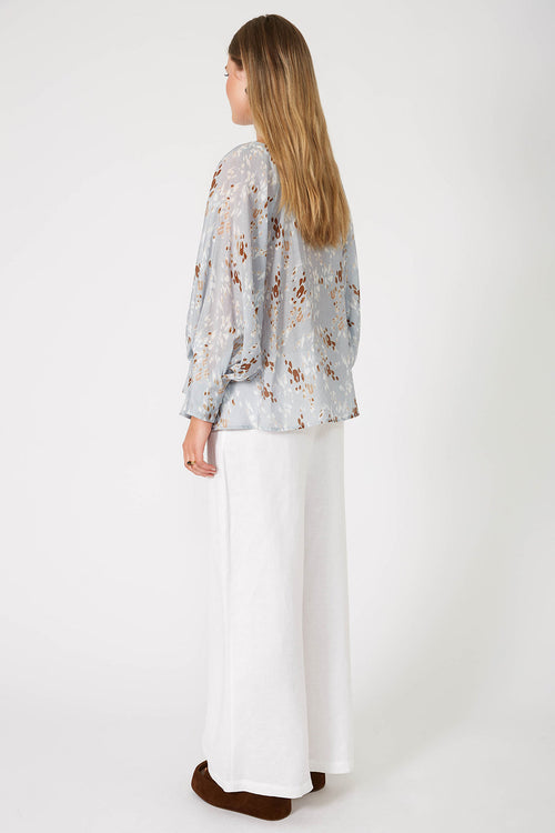 raven top / blue|tan scatter animal