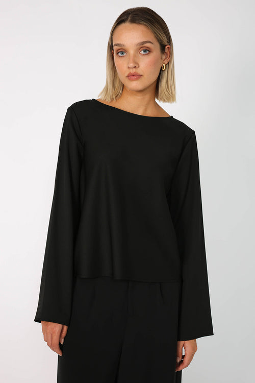 scenario top / black