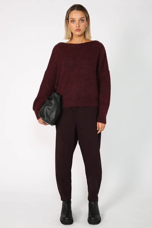 tipping pant / blackberry