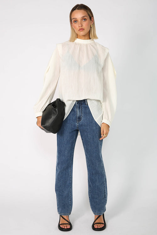 conviction top / ivory