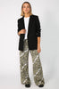 frame pant / pixelated snake green