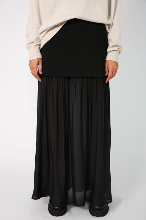 resin skirt / black