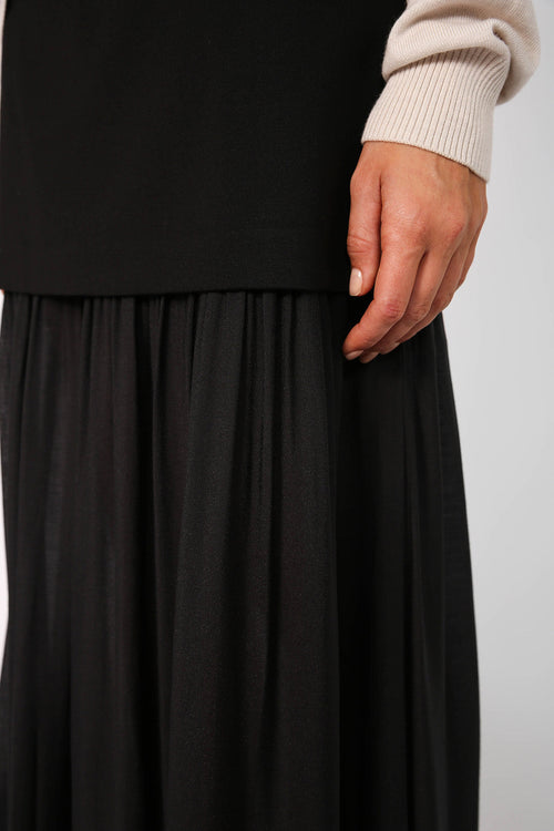 resin skirt / black