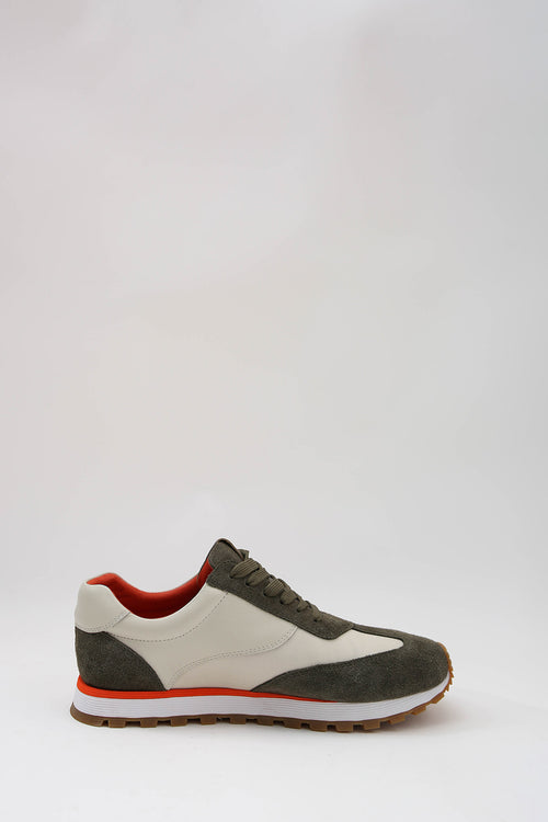 sprint trainer / khaki|orange