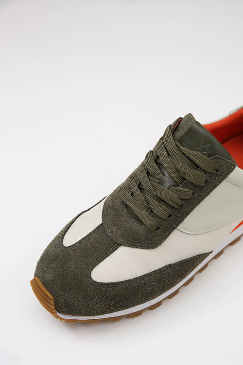 sprint trainer / khaki|orange