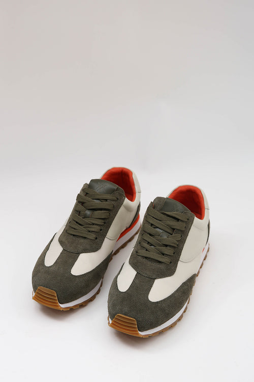 sprint trainer / khaki|orange