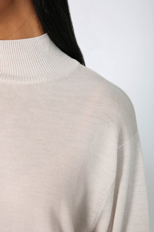 skivvy sweater / oyster marle