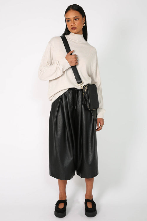 skivvy sweater / oyster marle