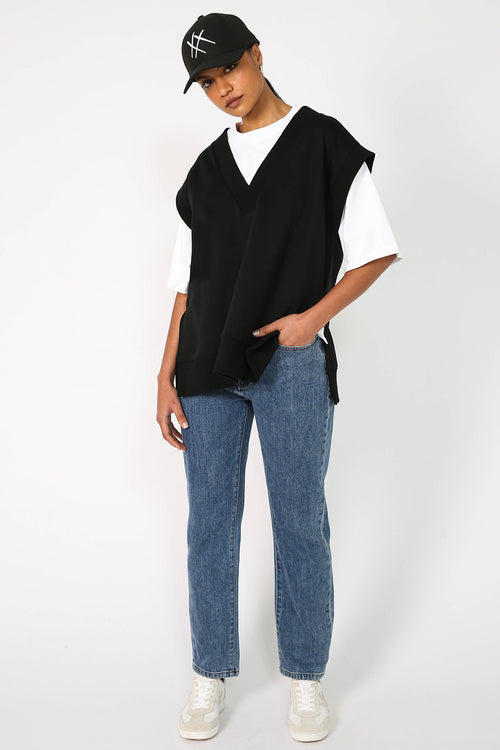 xx cap / black|white